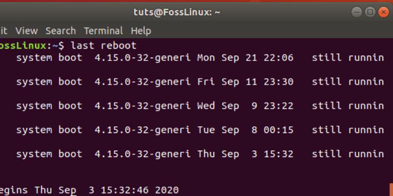 Reboot Command In Linux With Examples