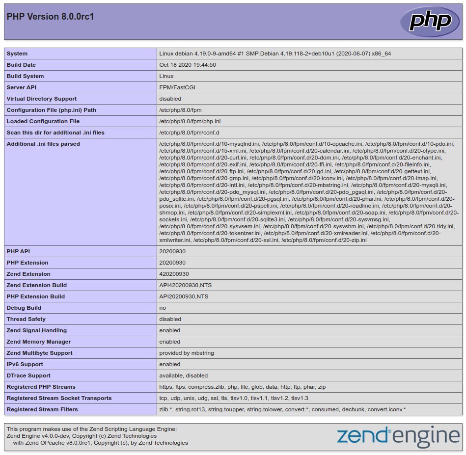 PHP 8.0