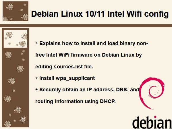 Debian не видит wifi