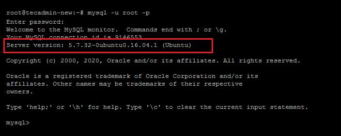 How To Check MySQL Version