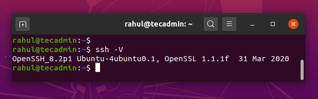 How To Check The Version Of Openssh In Linux