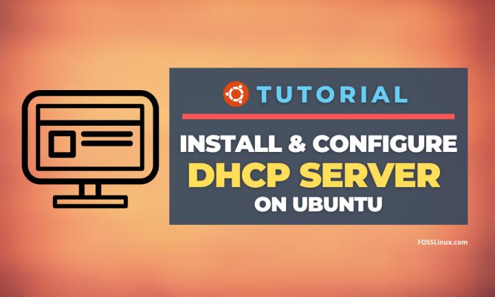 How To Install Dhcp Server On Ubuntu