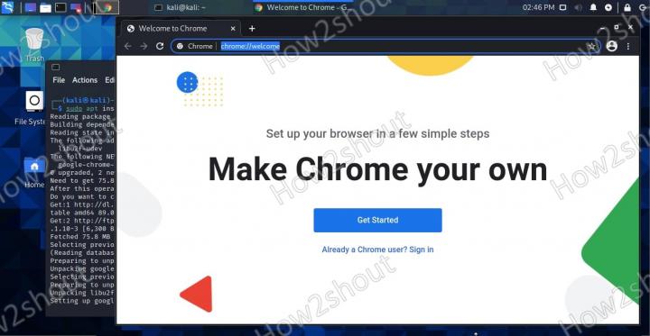 Как установить google chrome на kali linux
