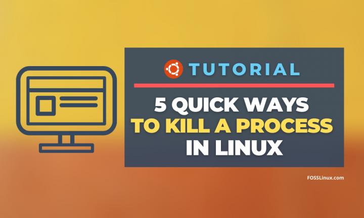 How To Force Kill A Process In Linux