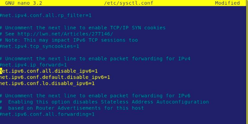 debian-disable-ipv6-on-interface