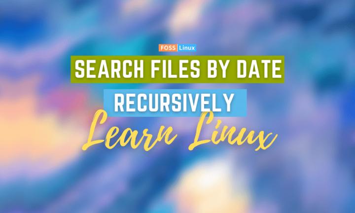 linux find file recursively in directory by time stamp