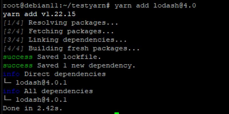 how-to-install-yarn-js-node-package-manager-on-debian-11