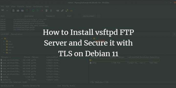 debian install ftp server