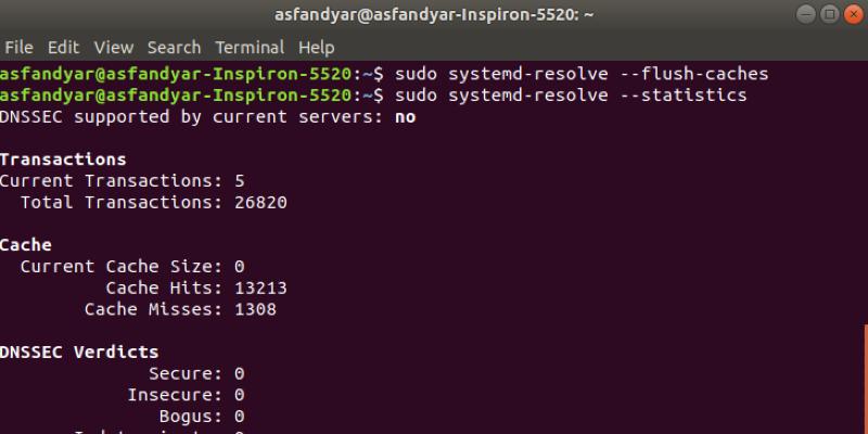 Linux Flush Dns Cache Ubuntu Terminal