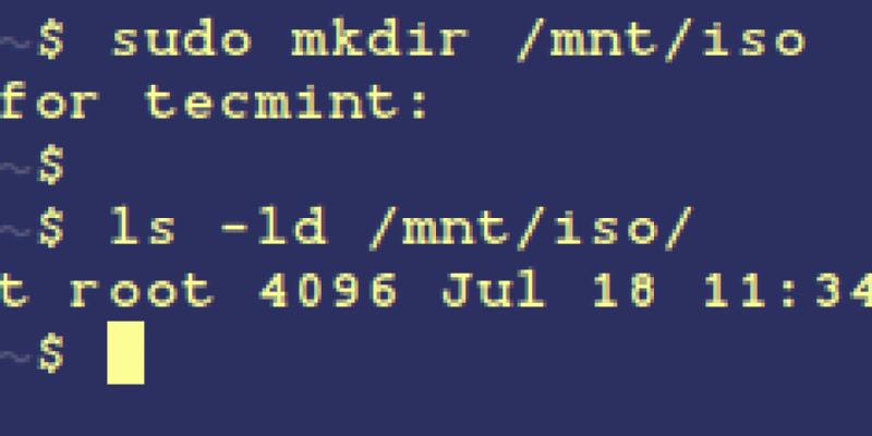 How To Mount And Unmount An ISO Image In Linux