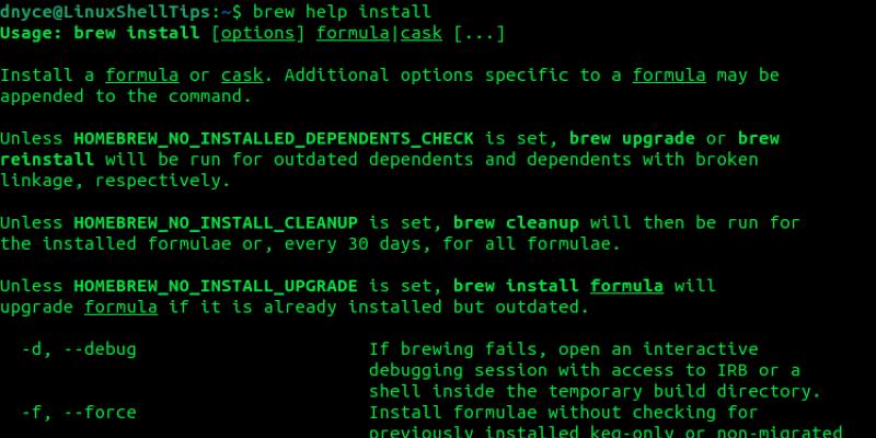 linux install homebrew