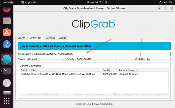 How to install Clipgrab on Ubuntu  LTS Linux