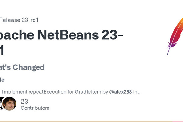 Apache NetBeans 23-rc1 released