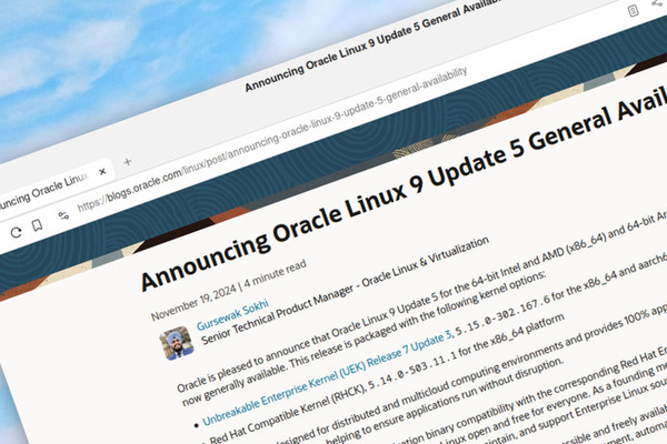 Oracle Linux 9 Update 5 released